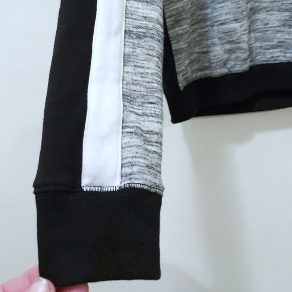 VS Pink sequin LA Palm Tree racing stripe sweatshirt rare - Picture 4 of 6